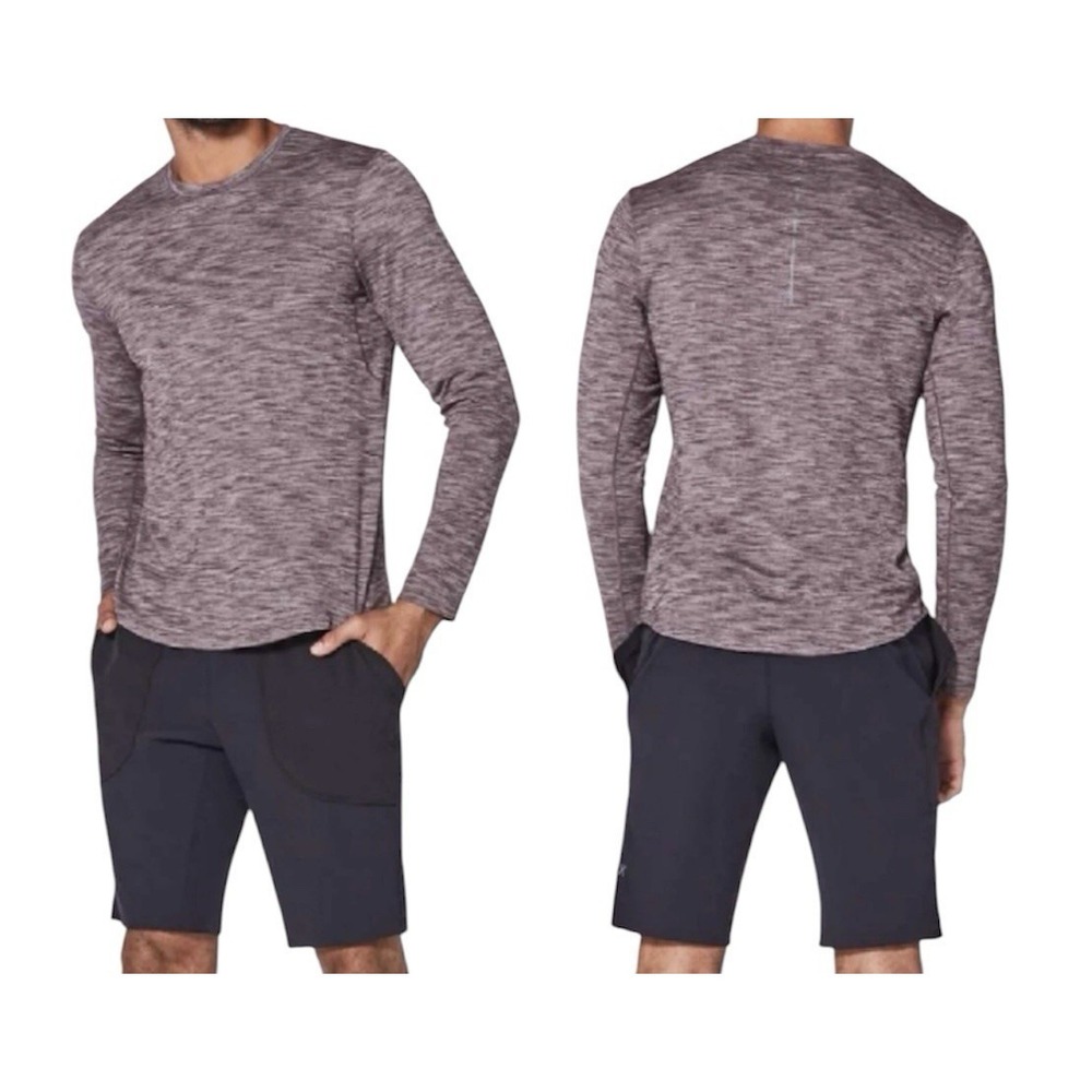 LULULEMON FRESH MOVE T-shirt Men's Large Long Sleeve Athleisure Workout Stretch